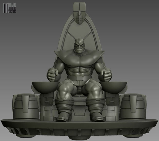 Statue THANOS "sur trône" (on throne) Thanos_sur_trone_wip6_copie