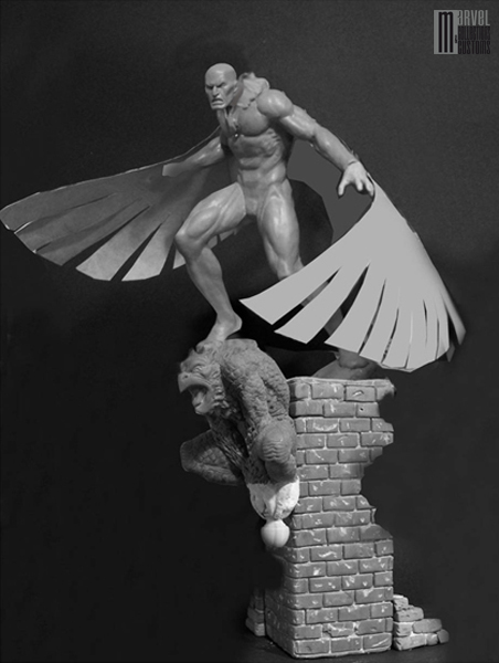Statue LE VAUTOUR "change-o-head" (Vulture) Vautour_WIP1_copie
