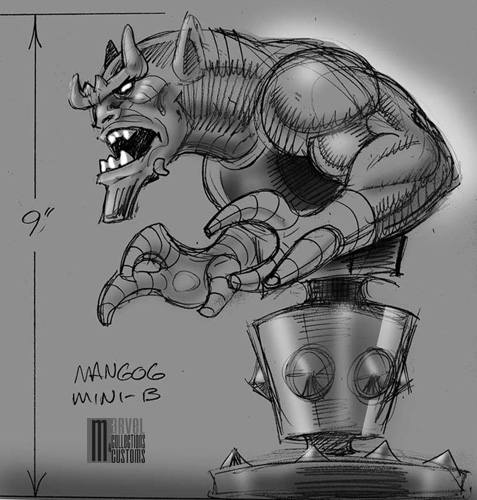 Buste MANGOG Mangog_WIP1