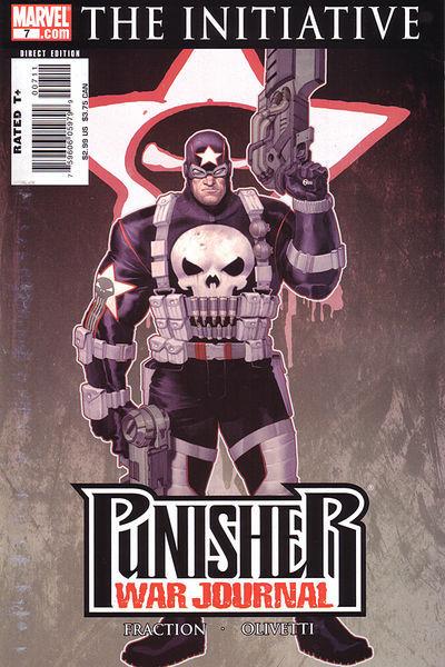 PUNISHER WAR JOURNAL Vol.2 #07 - Variant Cover par Ariel Olivetti Punisher_cover_ariel_olivetti_7_original