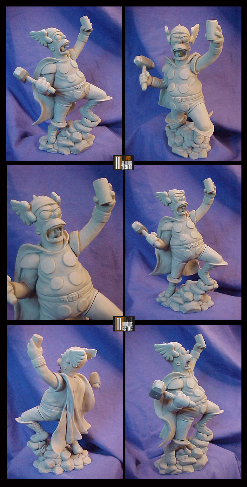 Les travaux de Chris Elizardo (NewBraunfelsSculptor) - Page 2 Elizardo_-_Thor-Simpson_forum