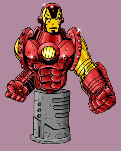 Les dessins de Vision Iron-Man_creation