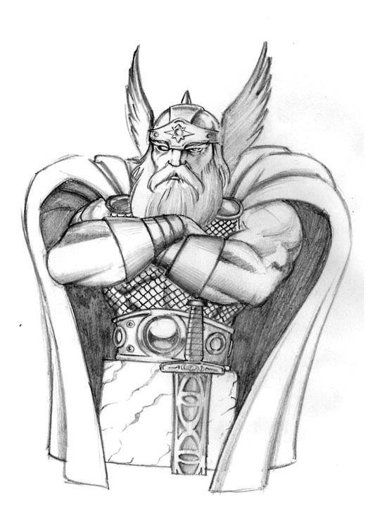 Les dessins de Vision Odin