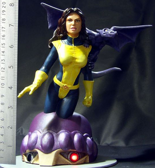 Shadowcat & Lockheed - Buste - Arkon Kitty3