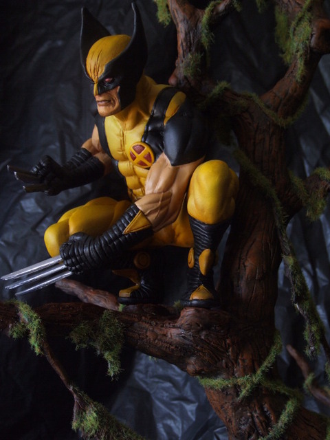 Wolverine - Statue - Nimajneb Wolverine_nimajneb2_par_Steve_Gardam