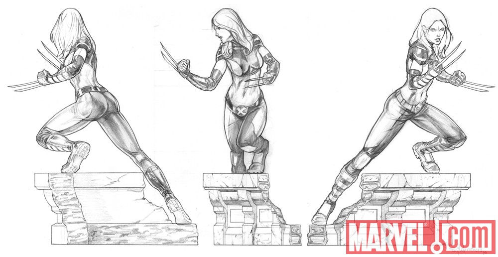 NEWS FINE ART STATUE - Page 3 X-23_sketch_2