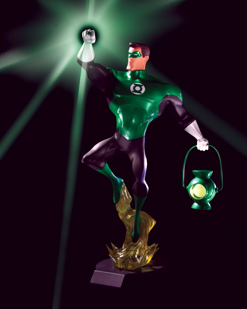 GREEN LANTERN : THE ANIMATED SERIES HAL JORDAN MAQUETTE Green-Lantern-The-Animated-Series-Hal-Jordan-Maquette-DC-Direct