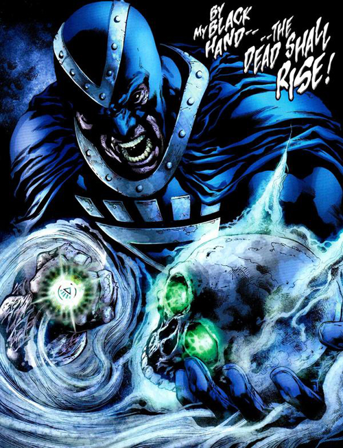 HEROES OF THE DC UNIVERSE : BLACKEST NIGHT : BLACK HAND bust -black_hand_super