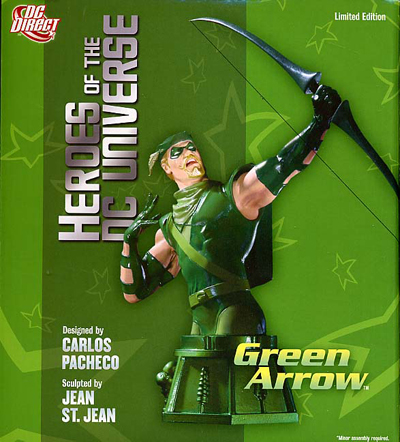 HEROES OF THE DC UNIVERSE: GREEN ARROW Bust-heroes-dcu-green-arrow-box