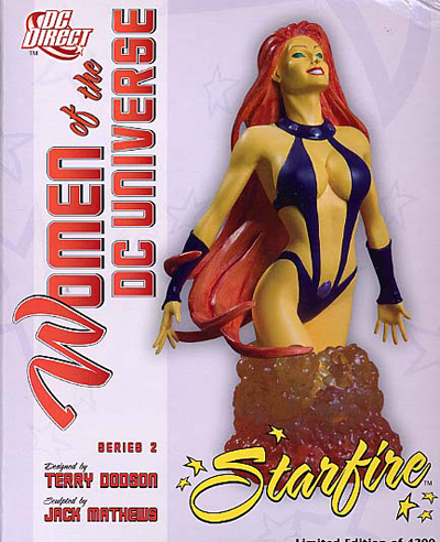 WOMEN OF THE DC UNIVERSE: STARFIRE (série 2) Bust-women-dcu-starfire-fbox