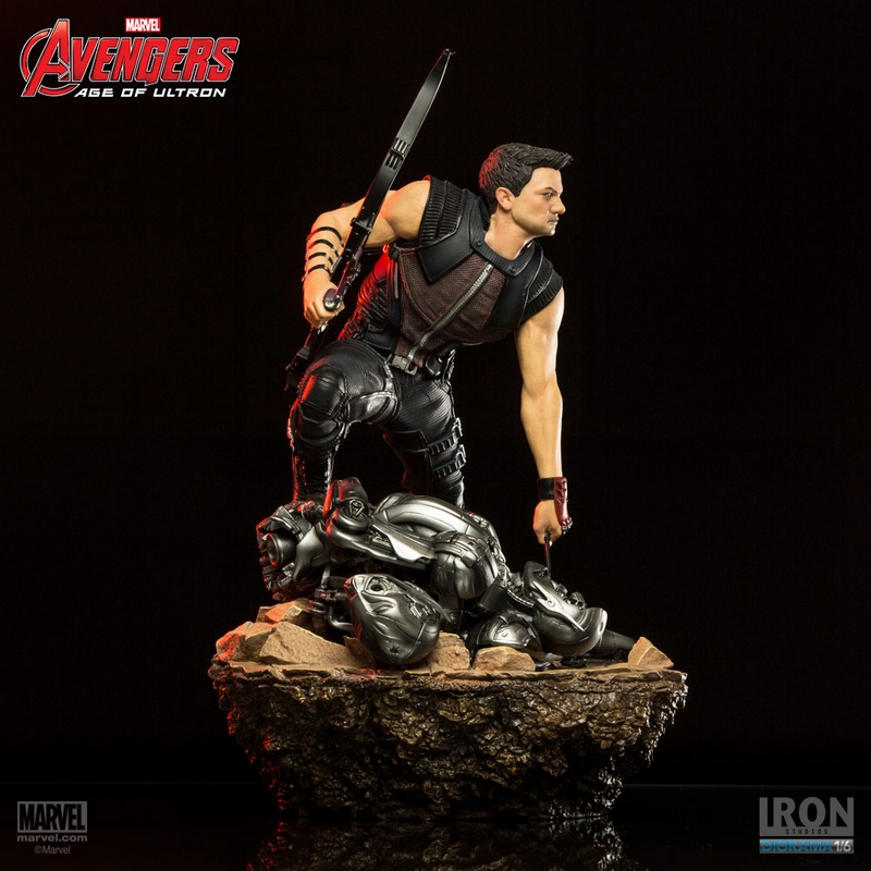 IRON STUDIOS: HAWEYE AVENGERS 2 Diorama 1/6 IRON_STUDIOS_HAWKEYE_DIORAMA_09__Copier_