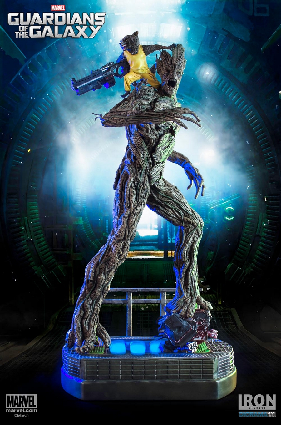 IRON STUDIOS: ROCKET& GROOT prison breakout Diorama 1/6 ROCKET___GROOT_IRON_STUDIOS_01__Copier_