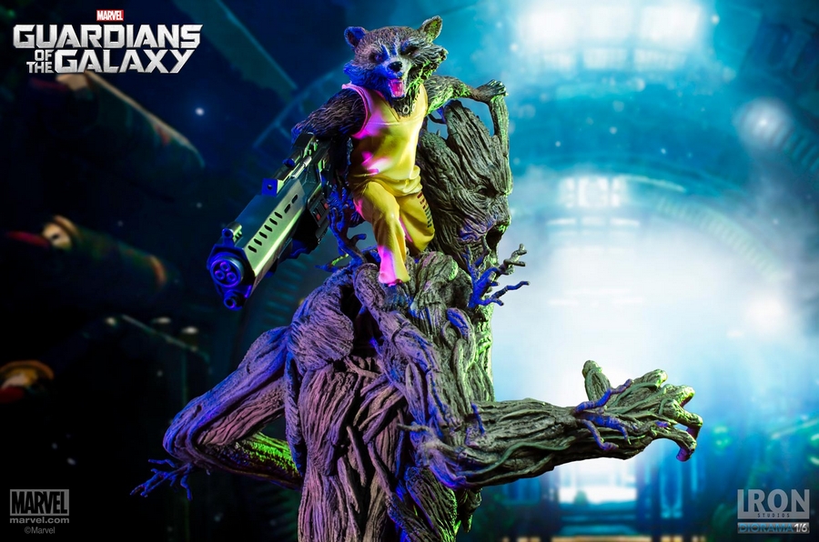 IRON STUDIOS: ROCKET& GROOT prison breakout Diorama 1/6 ROCKET___GROOT_IRON_STUDIOS_03__Copier_