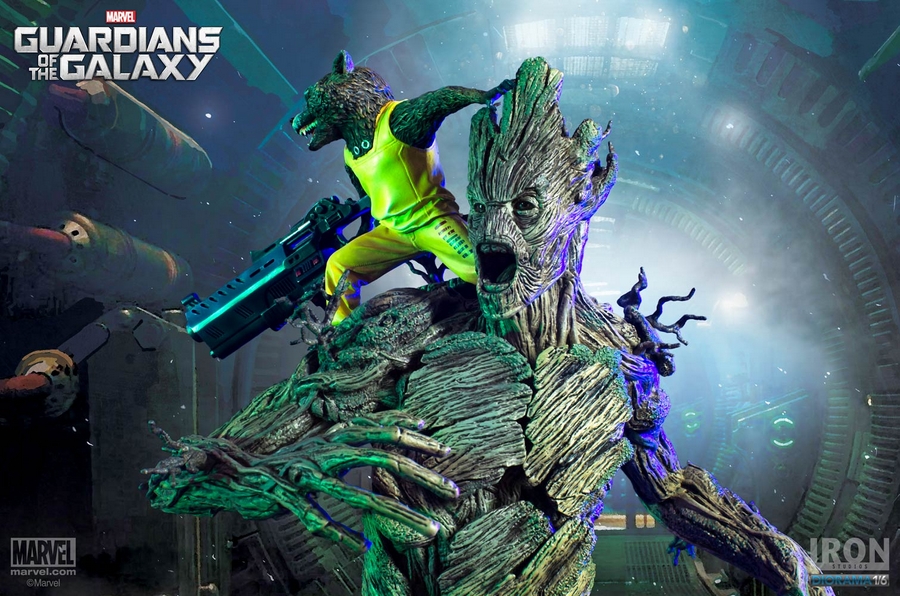 IRON STUDIOS: ROCKET& GROOT prison breakout Diorama 1/6 ROCKET___GROOT_IRON_STUDIOS_04__Copier_