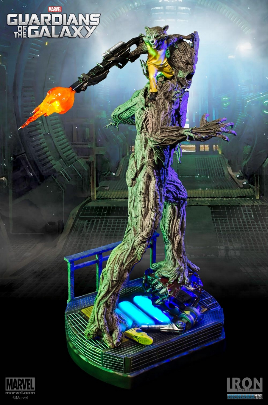 IRON STUDIOS: ROCKET& GROOT prison breakout Diorama 1/6 ROCKET___GROOT_IRON_STUDIOS_05__Copier_