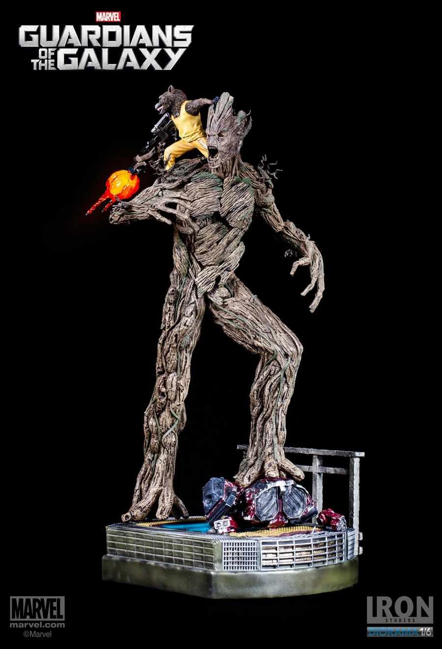 IRON STUDIOS: ROCKET& GROOT prison breakout Diorama 1/6 ROCKET___GROOT_IRON_STUDIOS_08__Copier_