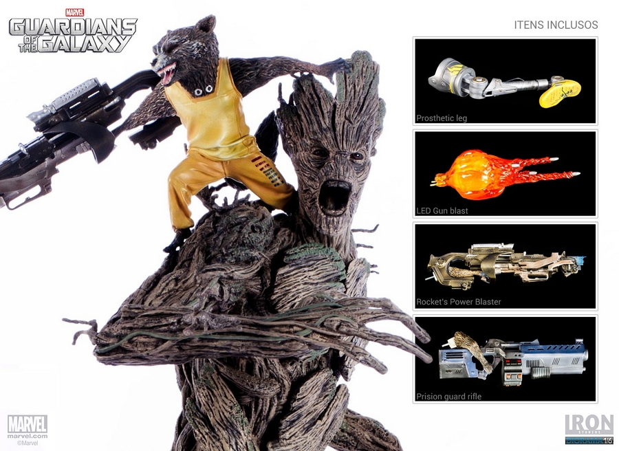 IRON STUDIOS: ROCKET& GROOT prison breakout Diorama 1/6 ROCKET___GROOT_IRON_STUDIOS_12__Copier_