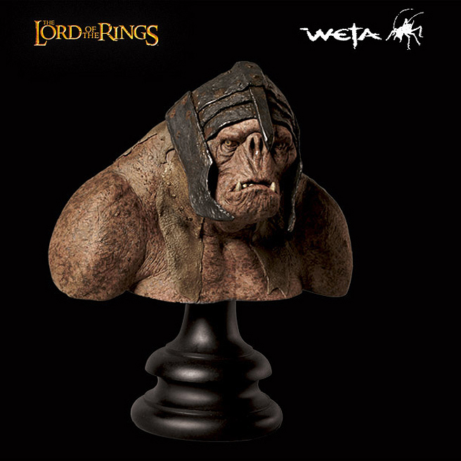 SIEGE TOWER TROLL DESIGN MAQUETTE  SIEGE_TOWER_TROLL_WETA_BUST_01