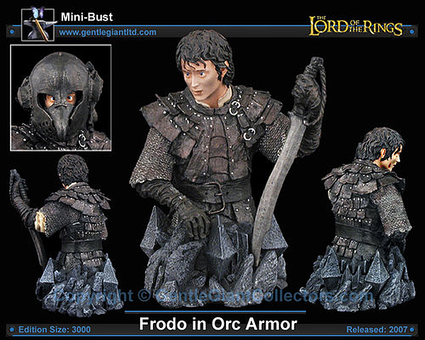 LOTR: FRODO IN ORC ARMOR FRODO_IN_ORC_ARMOR_MINI_BUST_GENTLE_GIANT_09