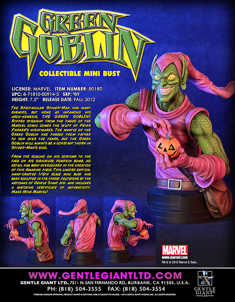 GREEN GOBLIN MINI BUST GENTLE GIANT  GREEN_GOBLIN_MINI_BUST_GENTLE_GIANT_07