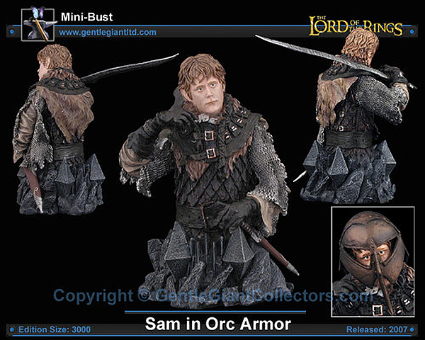 LOTR: SAM IN ORC ARMOR SAM_IN_ORC_ARMOR_MINI_BUST_GENTLE_GIANT_05