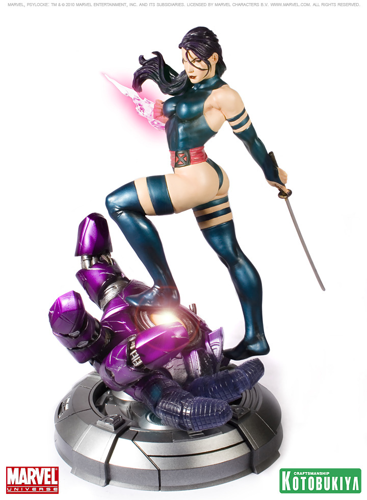 NEWS FINE ART STATUE Psylocke_danger_room_statue