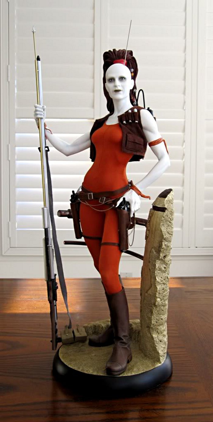 STAR WARS: AURRA SING Premium format - Page 2 Aura_sing_statue_sideshow_12