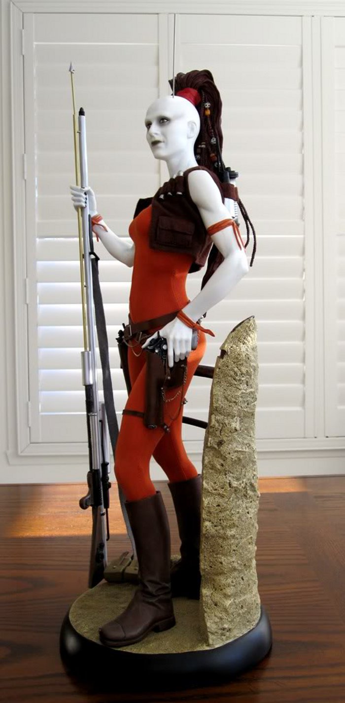 STAR WARS: AURRA SING Premium format - Page 2 Aura_sing_statue_sideshow_5