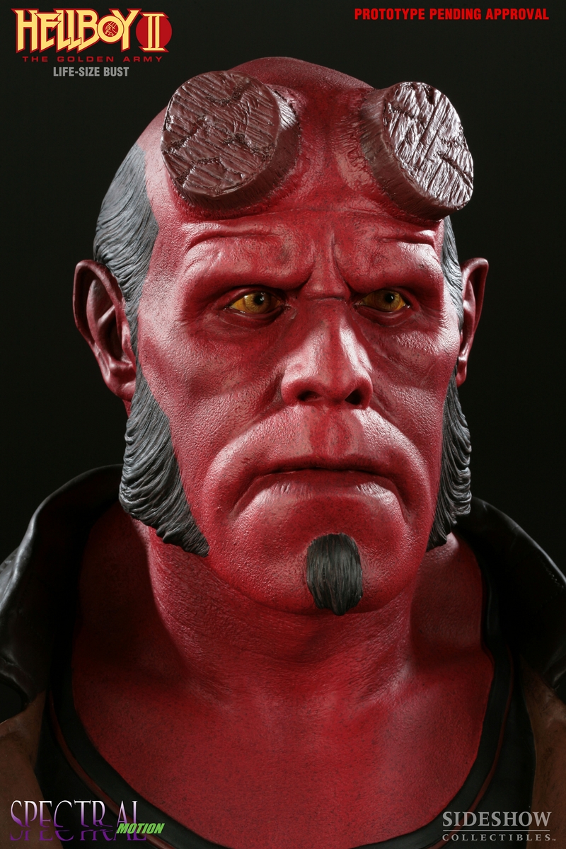 "HELLBOY II THE GOLDEN ARMY" HELLBOY Life size bust HELLBOY_LIFE_SIZE_BUST_8935_press_05__Copier_