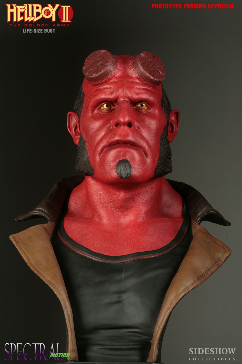 "HELLBOY II THE GOLDEN ARMY" HELLBOY Life size bust HELLBOY_LIFE_SIZE_BUST_8935_press_06__Copier_