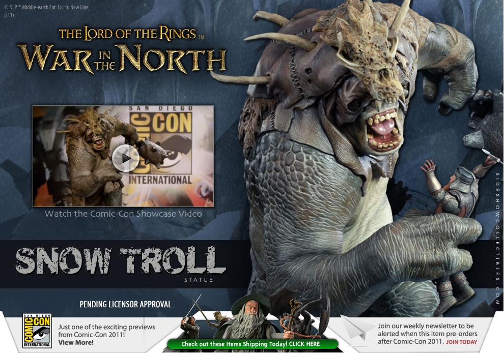 NEWS POLYSTONE STATUES  - Page 7 Snow_troll_sideshow