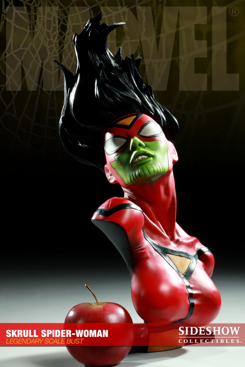 SKRULL SPIDER WOMAN EXCLU 'SDCC SAN DIEGO 2010' Legendary scale bust Spiderwoman_skrull_2000332_press_02__Copier_