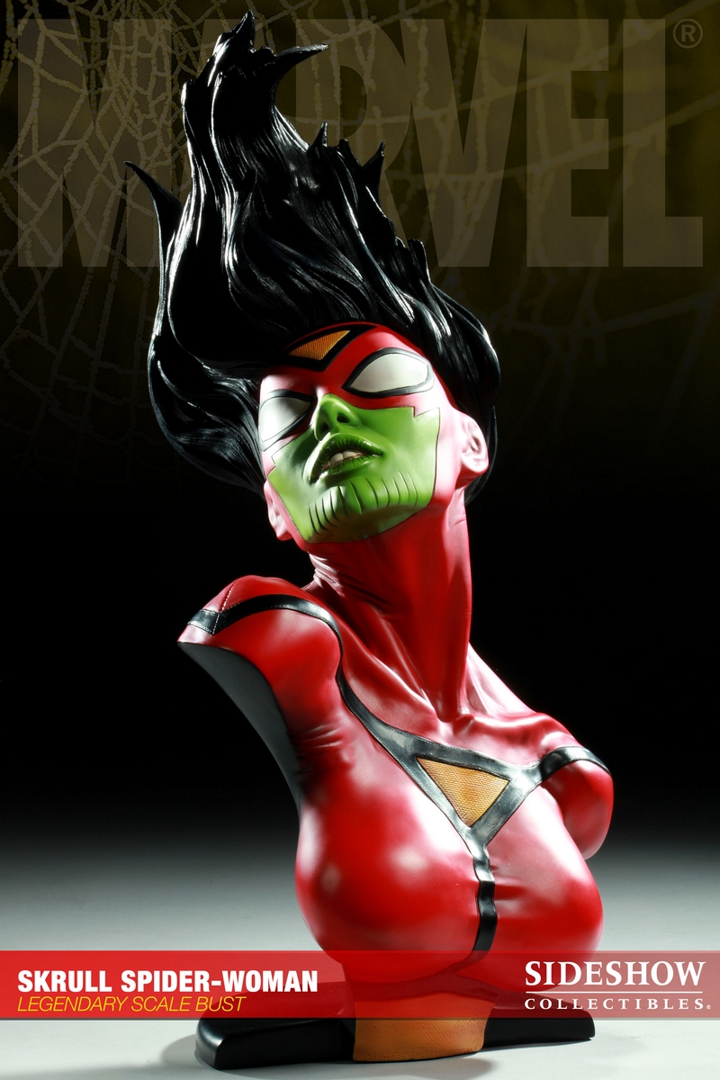 SKRULL SPIDER WOMAN EXCLU 'SDCC SAN DIEGO 2010' Legendary scale bust Spiderwoman_skrull_2000332_press_07__Copier_