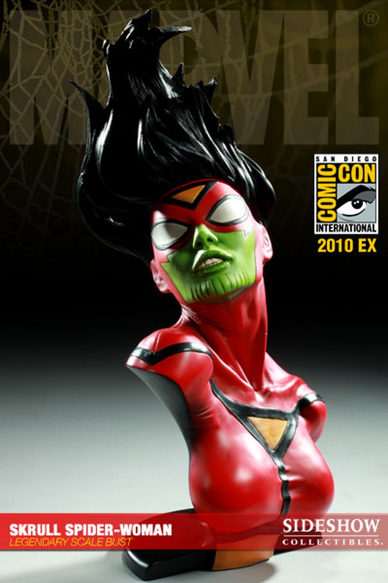 SKRULL SPIDER WOMAN EXCLU 'SDCC SAN DIEGO 2010' Legendary scale bust Spiderwoman_skrull_2000332_press_09__Copier_