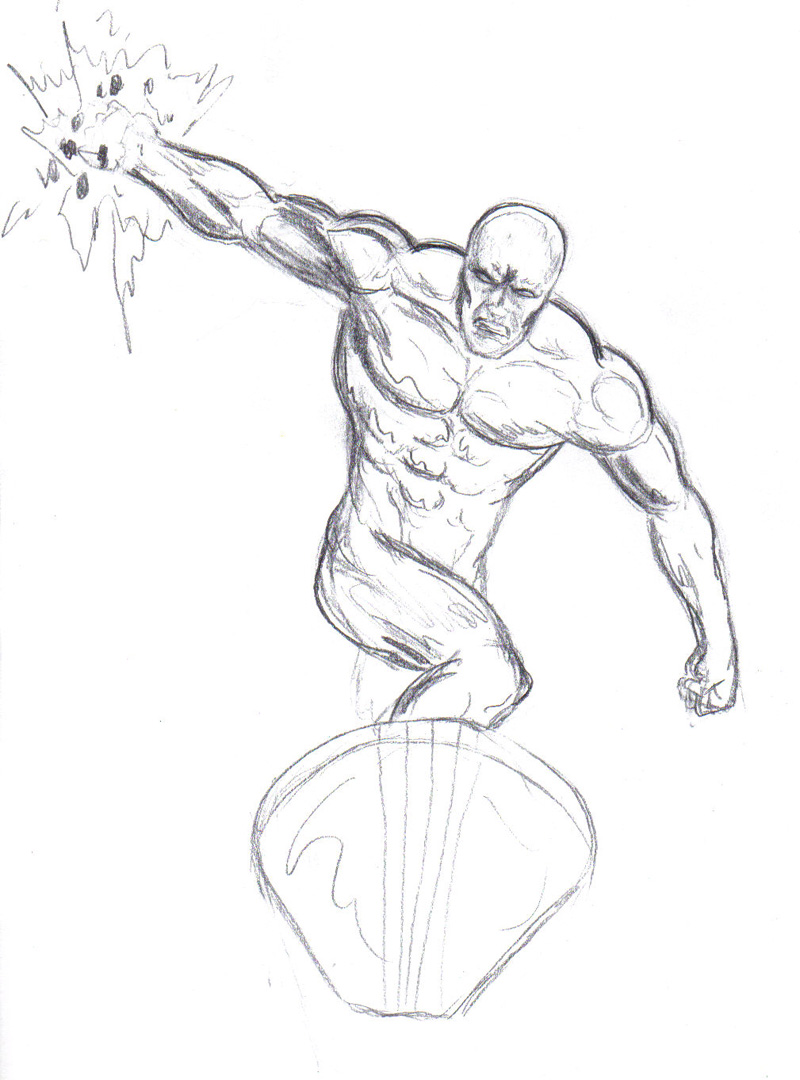 Statue - Silver Surfer action pose 140309_surfer_action_1