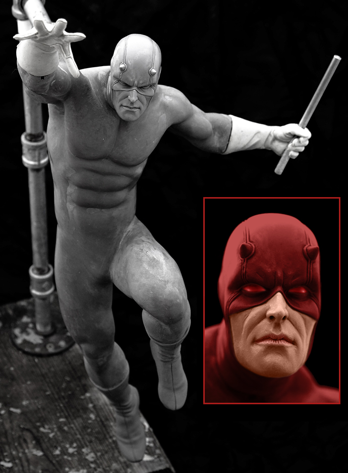 Daredevil - Statue -  Echelle 1/4 Daredevil_1-4