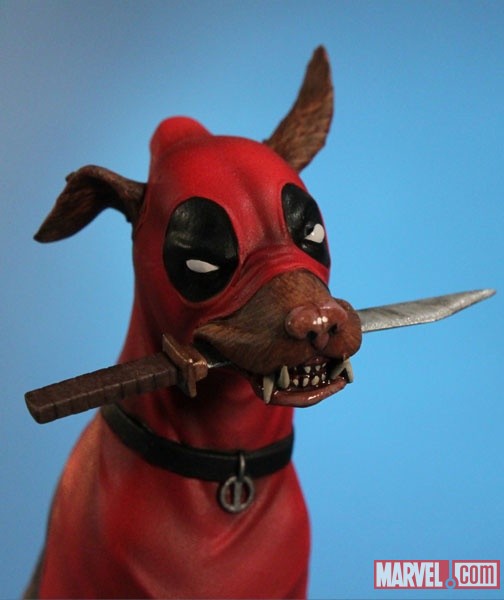 DEADPOOL CORPS MINI BUST SET GENTLE GIANT  Dogpool_1_mini_bust_by_Gentle_Giant