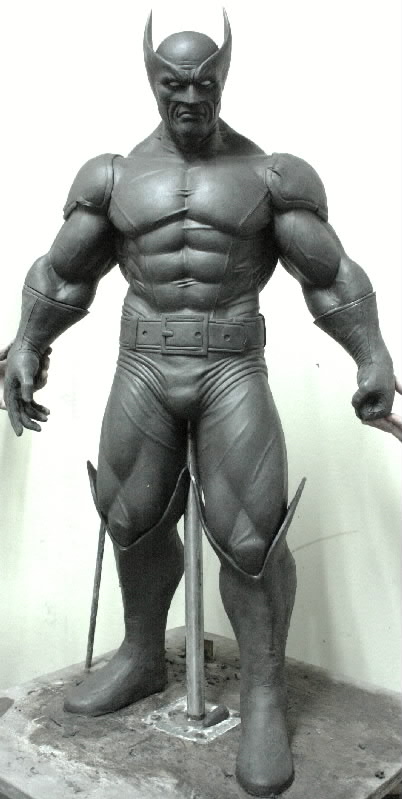 STATUE WOLVERINE au ....  1 / 2  WOLFIE_1-2_A