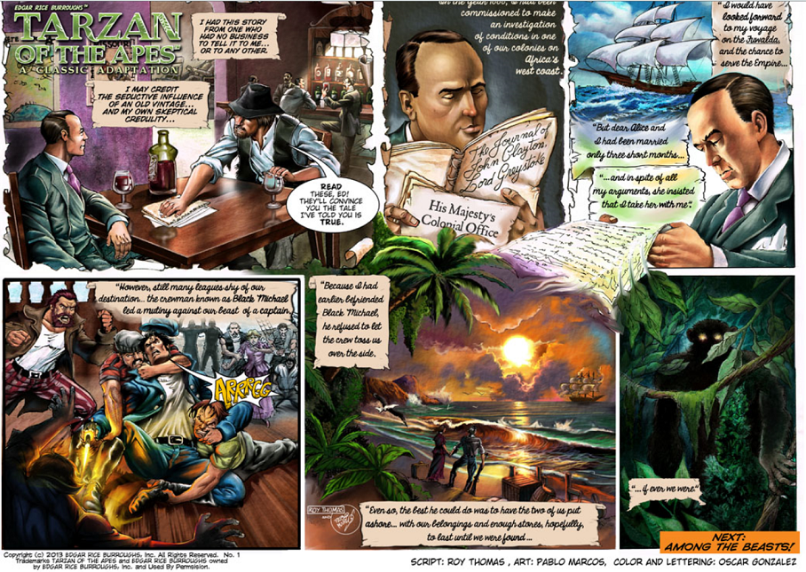 Comics digitaux Edgar Rice Burroughs TARZAN_1