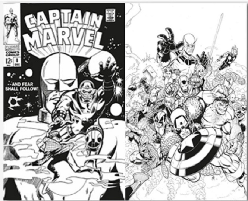 Album coloriage MARVEL chez Hachette  Marvel_pi_2__1_