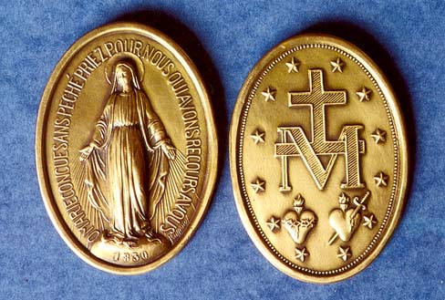 Lub txiaj Mab Liab Miraculous medal Medals