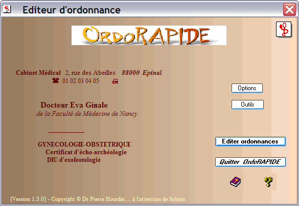 logiciel OrdoRapide Ordorapide