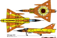 Mirage III-DS - "Blume" sheme - Schweizer Luftwaffe HighPlanes7250-4-1