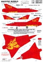 SAAB F35 Draken - Esk 725 - 40 years "Lisbon 725" MaestroModel72005b-1