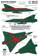 SAAB RF35 Draken - Esk 729 - "Christmas Present" MaestroModel72005c-1