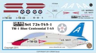 T-45C "Goshawk" - 100 years US Naval Aviation DrawDecal72s-T45-1blueTW1-1