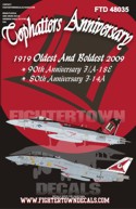 F-14A Tomcat - VF-14 Tophatters - 80th anniversary FTD48035-VFA14-FA18EF-a-1