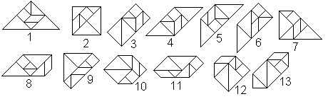 التانغرام: خيال غير محدود بقطع محدودة Tangram10