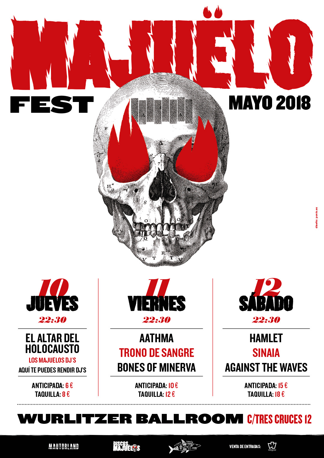 MAJUËLO FEST 2018 - WURLITZER - MAYO - Hamlet, El Altar Del Holocausto, Trono de Sangre... 80C5BDF2-68B6-4213-AC46-51ED0F74E169