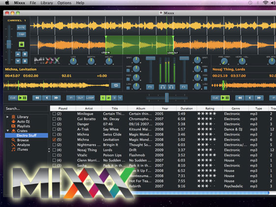  تحميل برنامج لصنع الاغاني  Mixxx-mac-osx-1